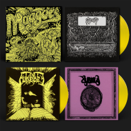 XYSMA / FUNEBRE / INTERMENT Maggots: Original Artyfacts From the First Finnish Death Metal Era Part II 7"EP BOX SET YELLOW , PRE-ORDER [VINYL 12"]